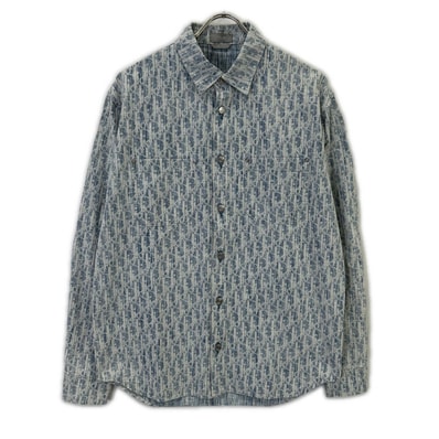 ディオール 013D585BY989 オブリーク デニムシャツ 37