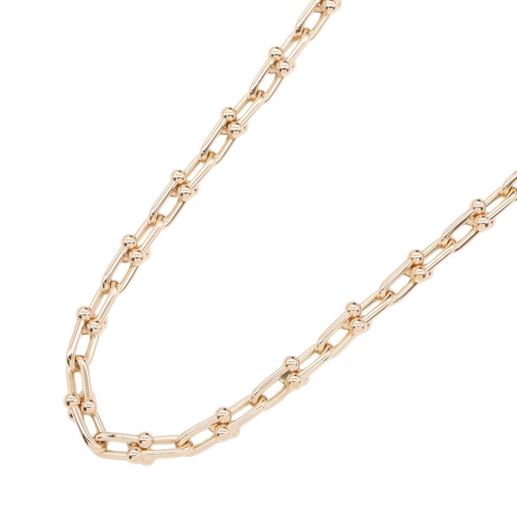 ティファニー TIFFANY&CO ハード ウェア ネックレス スモール ネックレス ジュエリー K18PG(ピンクゴールド) メンズ レディース ゴールド系 70353164 【中古】