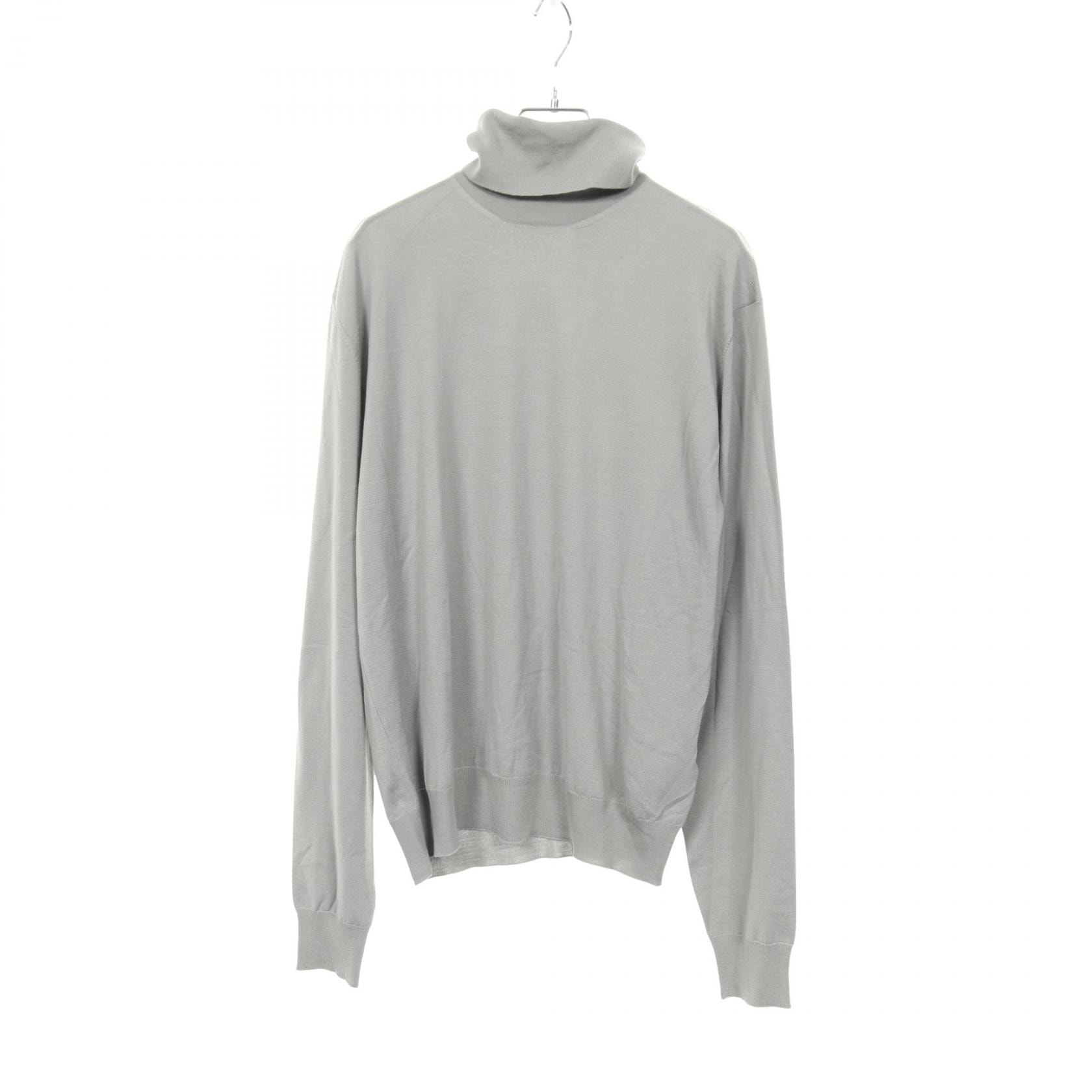 エルメス HERMES ニット 衣料品 トップス ウール メンズ グレー系 【中古】