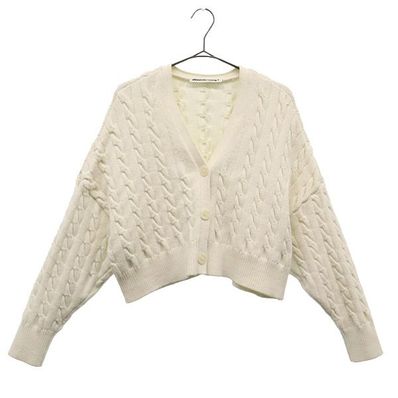 Alexander Wang 長袖 ショート丈 ニット カーディガン