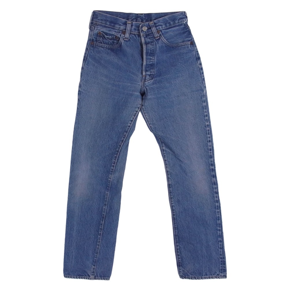 Levi's リーバイス デニムパンツ 80s 501 赤耳 ボタン裏刻印524 デニム パンツ ライトブルー系 W27L34【中古】
