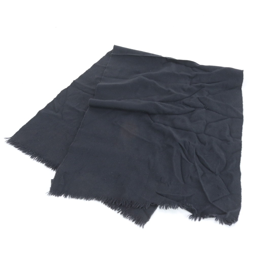 【未使用】plllllleeeasse fleece scarf BLACK plllllleeeasse Fleece Scarf 