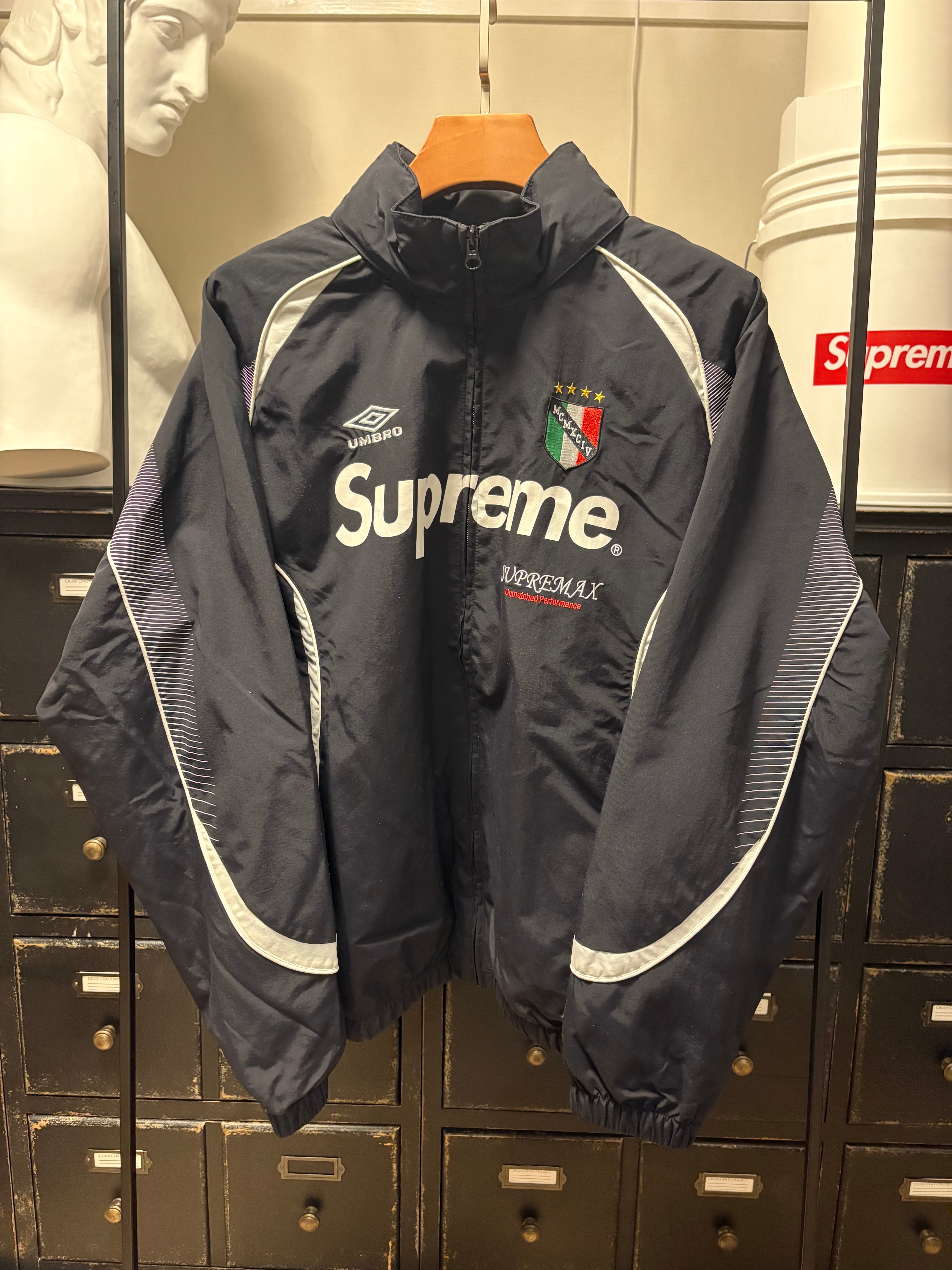 Supreme / Umbro Track Jacket "Black"