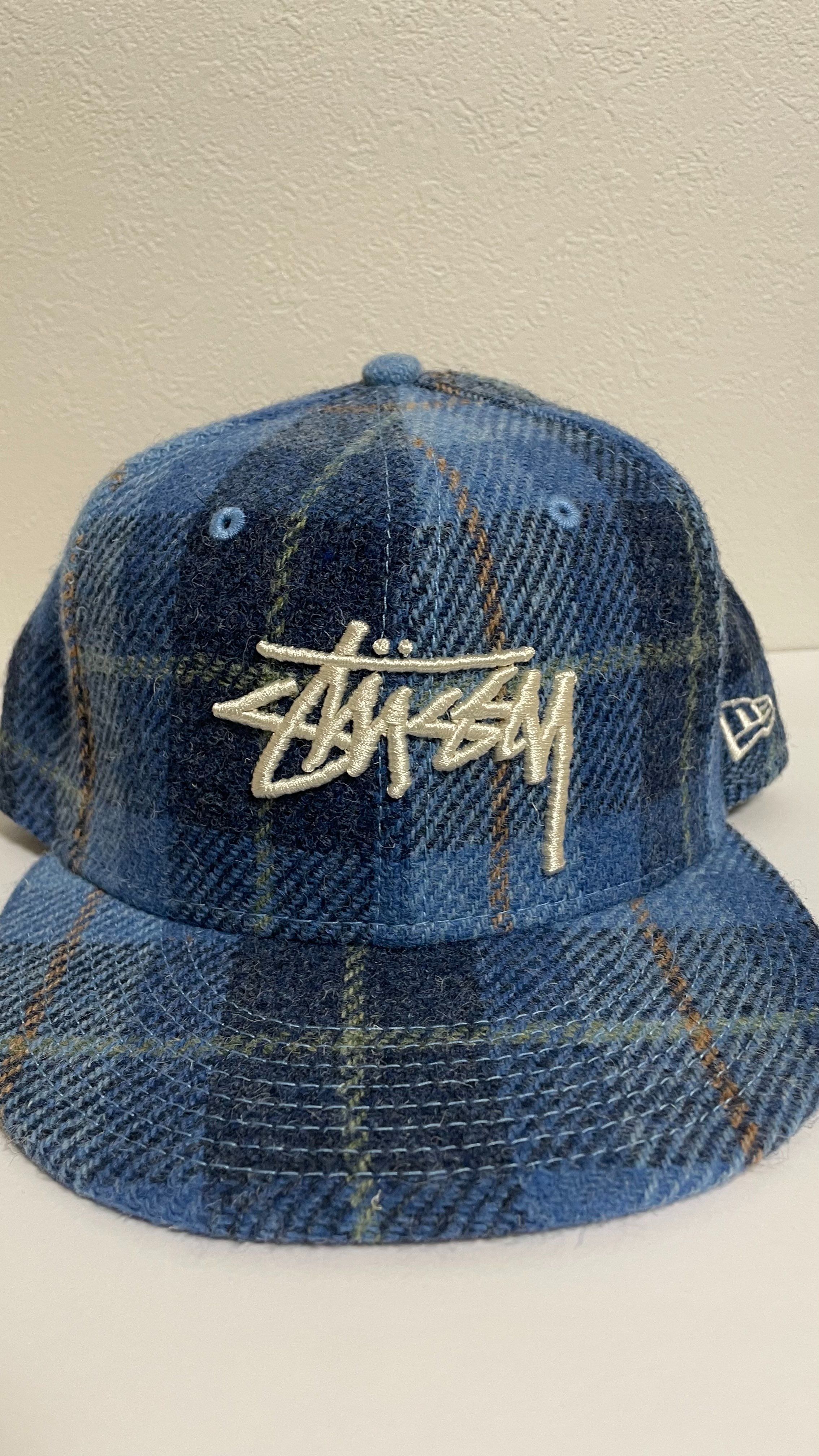 STÜSSY STOCK HARRIS TWEED NEW ERA CAP