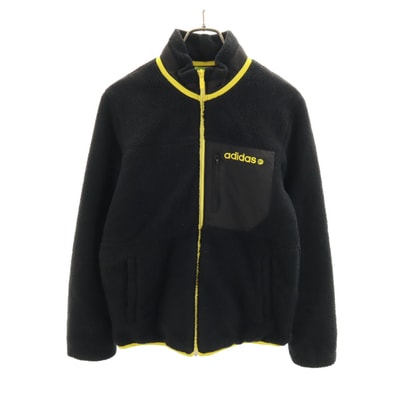 adidas アディダス フリースジャケット S ブラック
