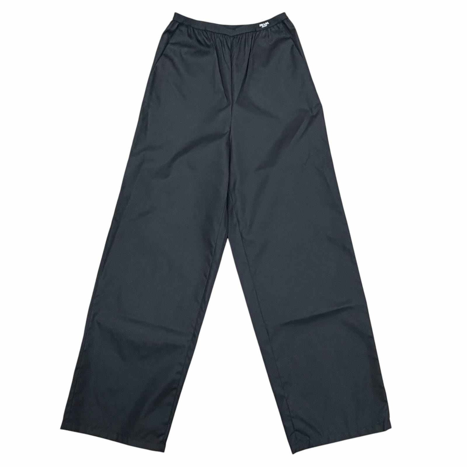 極美品 プラダ パンツ ブラック レディース 38S 22Y887