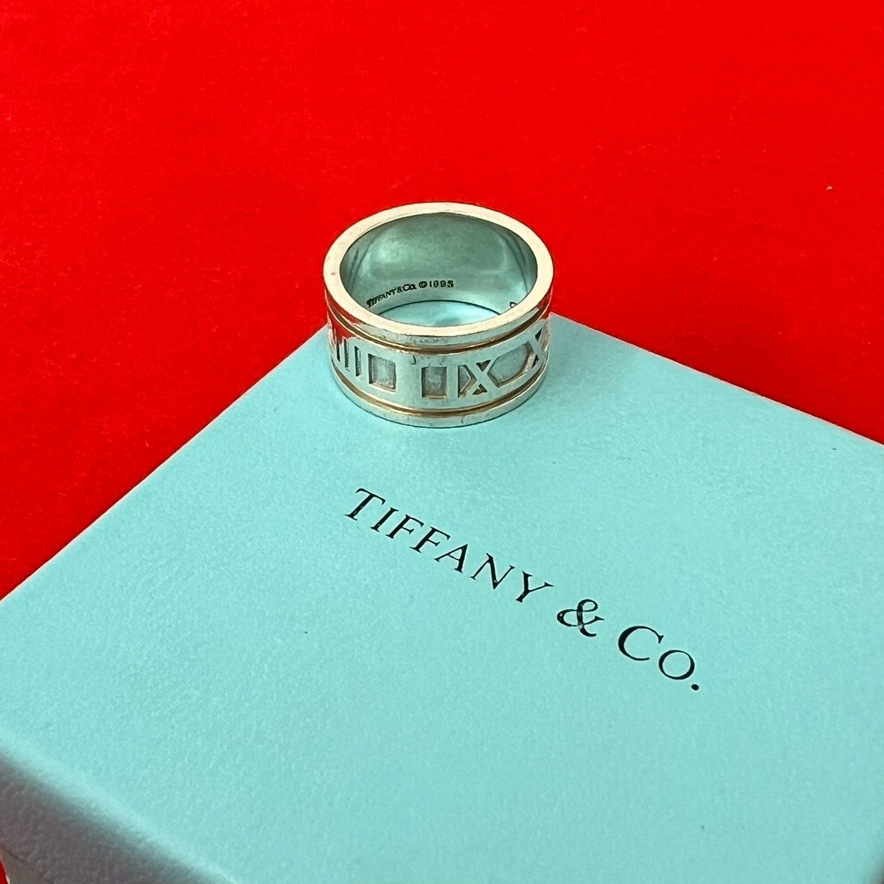 TIFFANY&Co. ティファニー ワイドアトラス リング シルバー925 リング・指輪 21号 シルバー
 30204