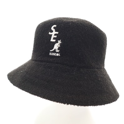 未使用 WIND AND SEA ウィンダンシー KANGOL カンゴール コラボ バケット ハット L ブラック 帽子