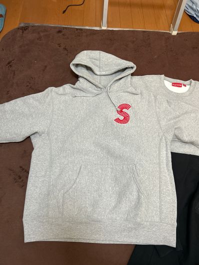 Supreme S Logo Hooded Sweatshirt "Heather Grey" (20FW)