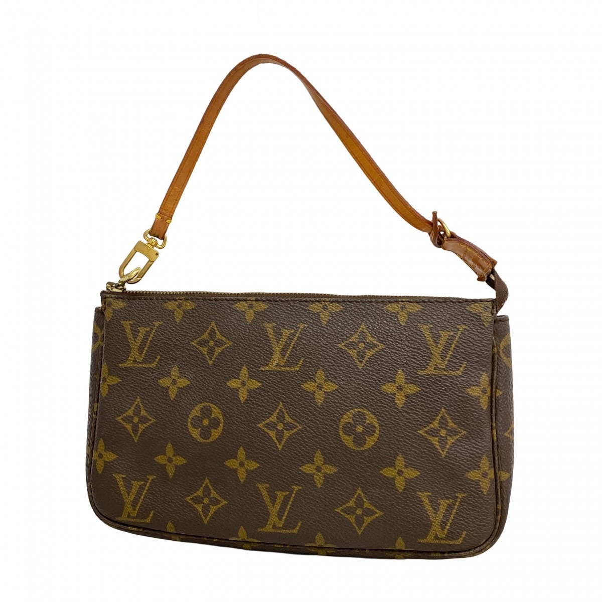 【6db1815】ルイヴィトン ポーチ モノグラム ポシェットアクセソワール M51980 ブラウン【中古】レディース