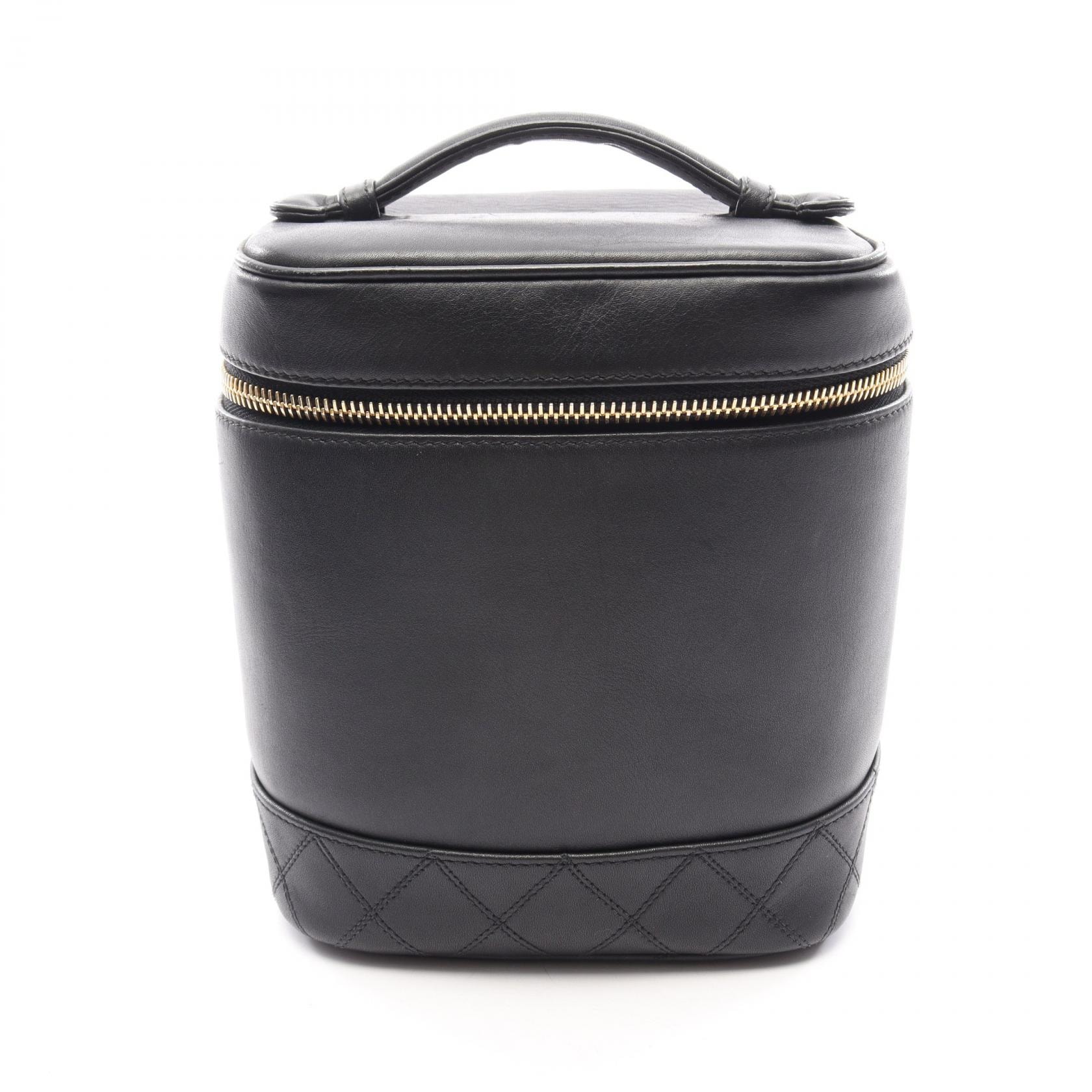 シャネル CHANEL ビコローレ ハンドバッグ バッグ レザー レディース ブラック系 A01619 【中古】