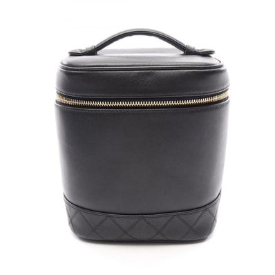 シャネル CHANEL ビコローレ ハンドバッグ バッグ レザー レディース ブラック系 A01619 【中古】