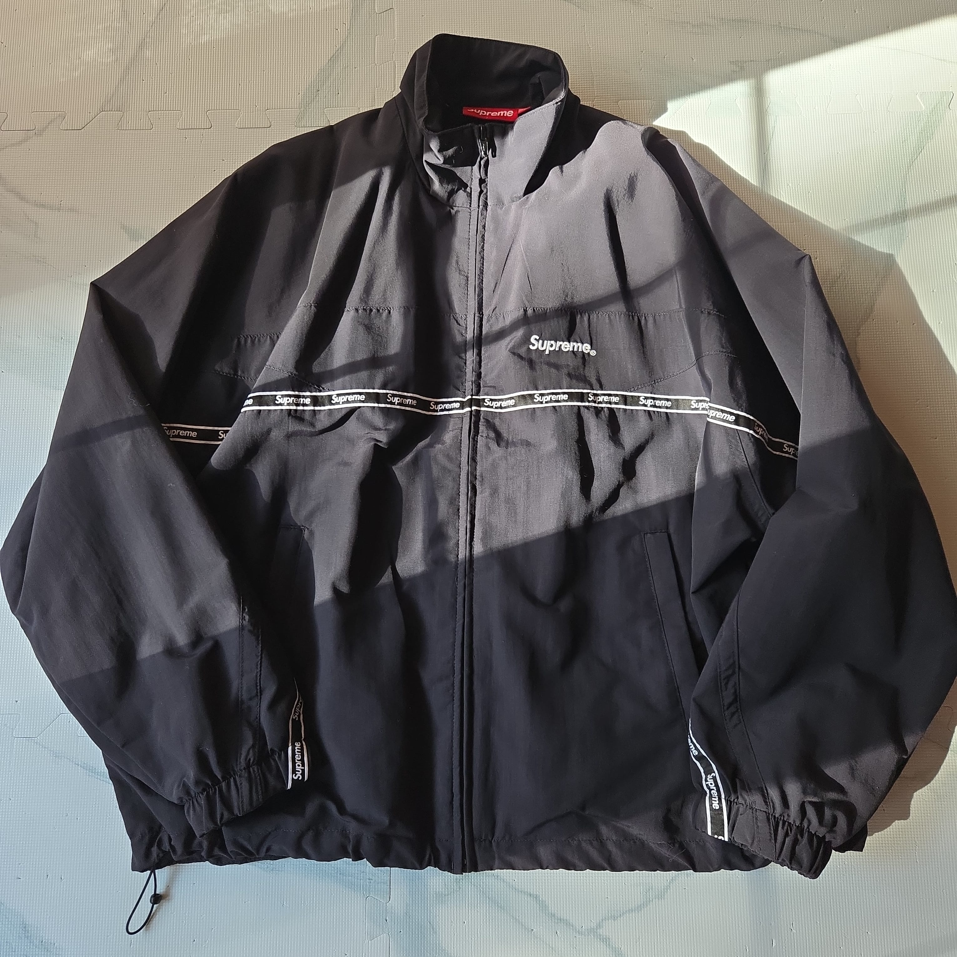 Supreme Logo Taping Track Jacket 