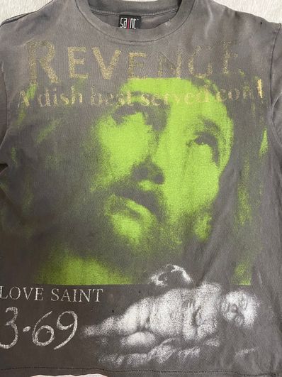 SAINT Mxxxxxx x BerBerJin BJ SS Tee/Revenge "Black"