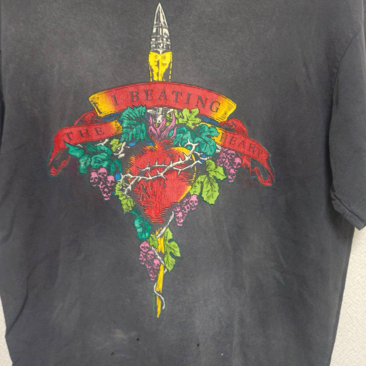 SAINT Mxxxxxx 24SS x LASTMAN Beating Short Sleeve T-Shirt "Black"