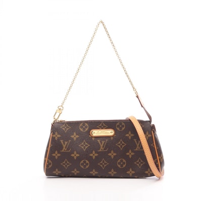 ルイ・ヴィトン LOUIS VUITTON エヴァ 2WAY ショルダーバッグ バッグ PVCコーティングキャンバス レザー モノグラム レディース ブラウン系 M95567 【中古】