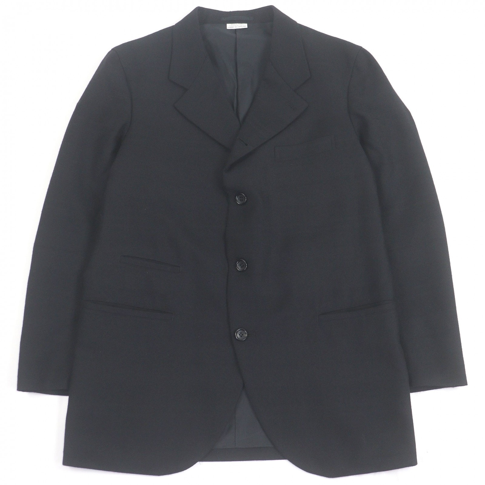 美品 コム デ ギャルソン オム ドゥ テーラードジャケット M DL-J025