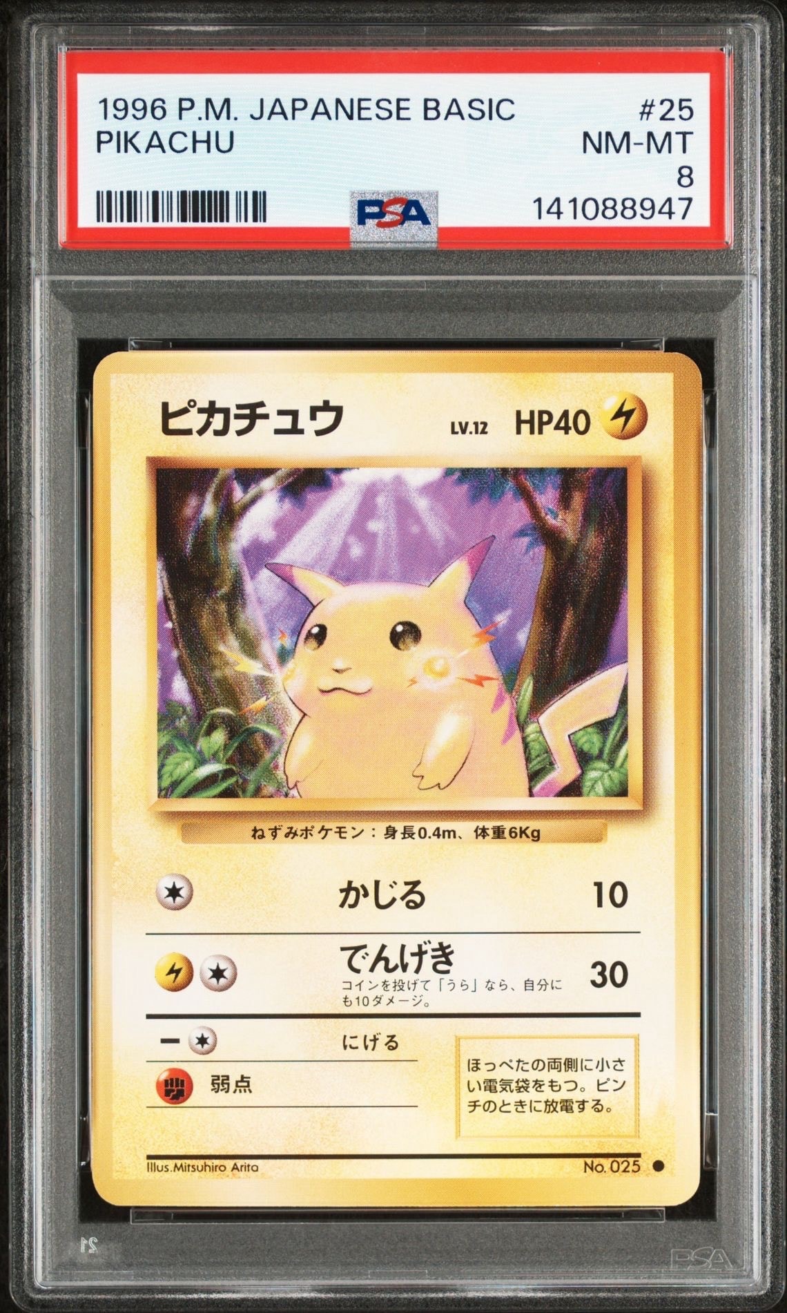 ピカチュウ ● : 旧裏 [PMCG1-2](拡張パック「ポケットモンスター カードゲーム」再販)