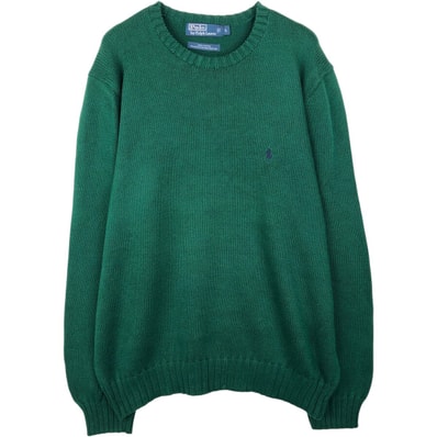古着 ラルフローレン Ralph Lauren POLO by Ralph Lauren コットンニットセーター メンズL相当/eaa637297