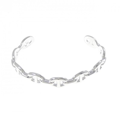 Hermes Chaine D'ancre Enchainee Bracelet Bangle "Silver"