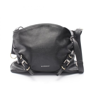 ジバンシィ GIVENCHY VOYOU ヴォワイユー ショルダーバッグ バッグ レザー レディース ブラック系 BB50SSB1Q7 【中古】