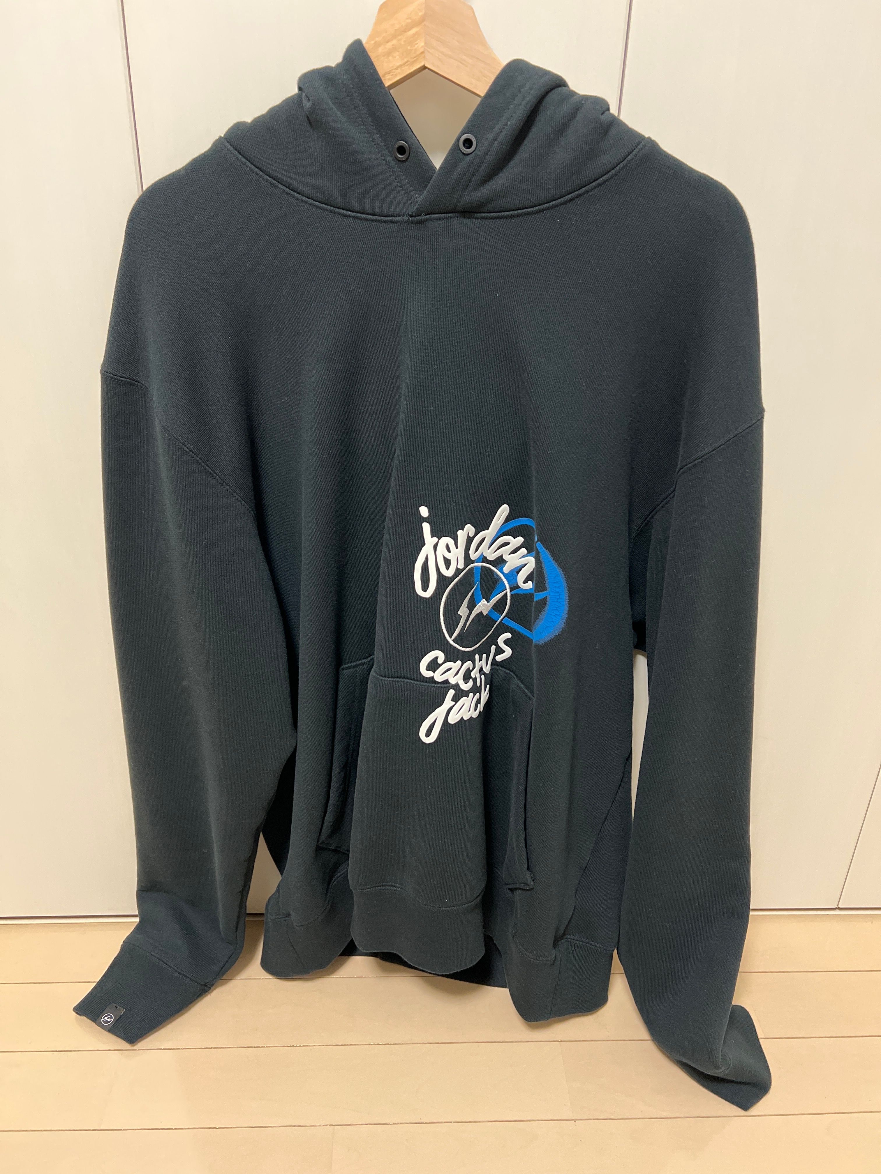 Air Jordan Travis Scott Fragment Hoodie "Black"