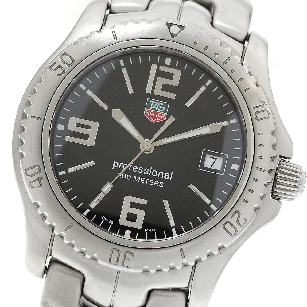 タグホイヤー リンク デイト WT1110 クォーツ メンズ 【中古】