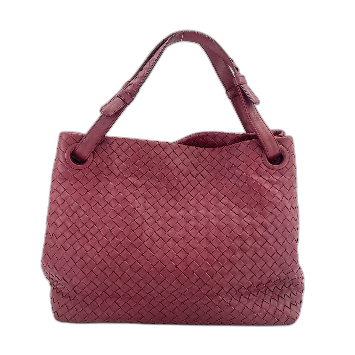 ボッテガヴェネタ BOTTEGAVENETA イントレチャート ハンドバッグ【中古】