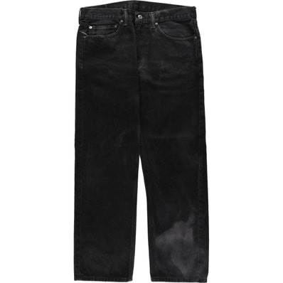 古着 リーバイス Levi's 505 ブラックデニム テーパードデニムパンツ メンズw34相当/eaa614662