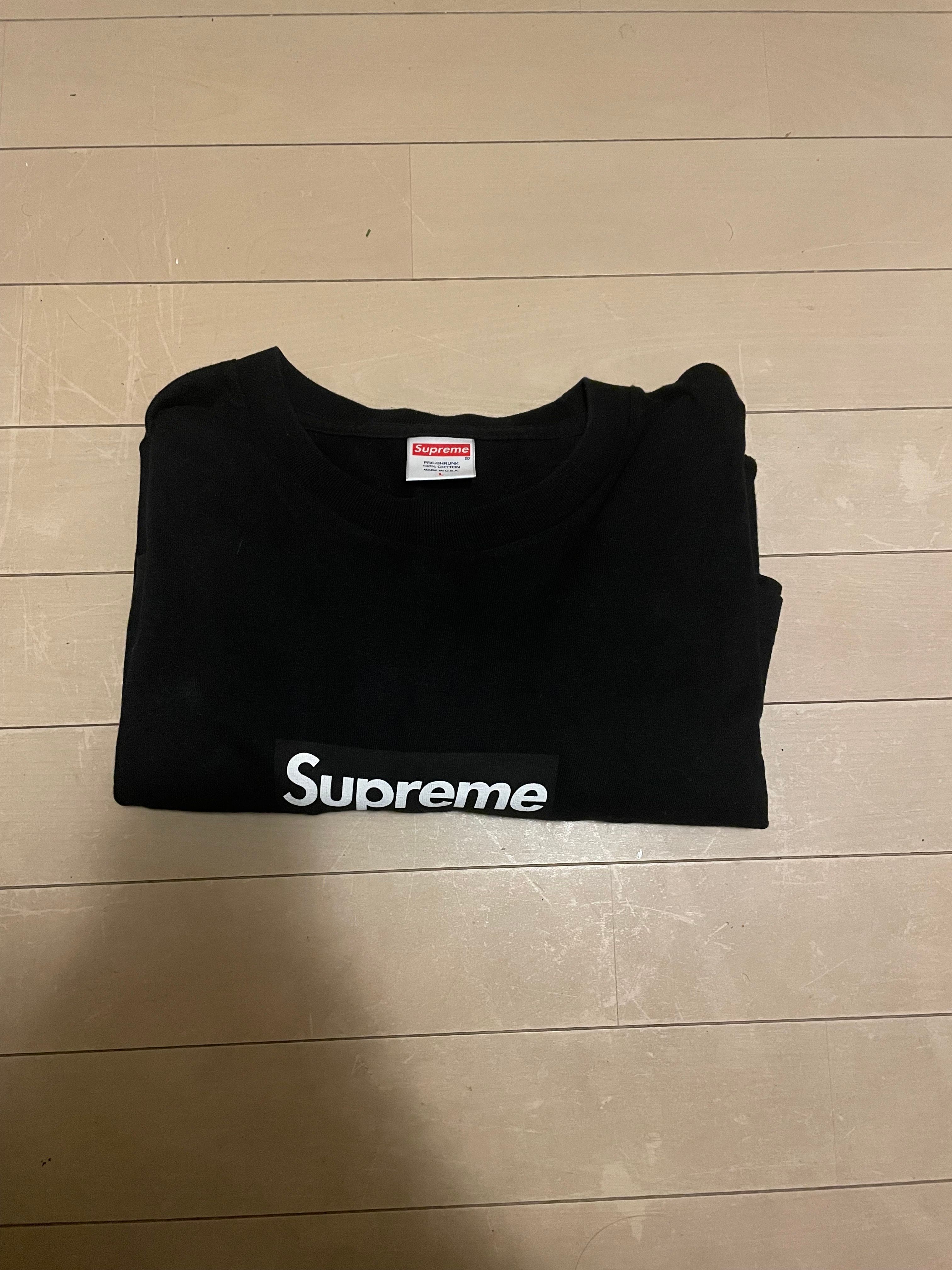 Supreme Box Logo L/S Tee "Black"