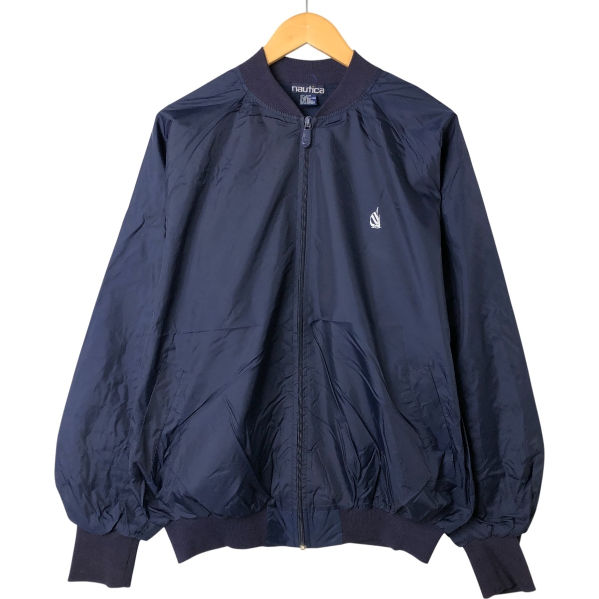 古着 90年代 ノーティカ NAUTICA バックロゴ ナイロンブルゾン メンズXL相当/eaa543836