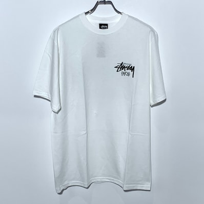 Stussy Stock Paris Tee "White"