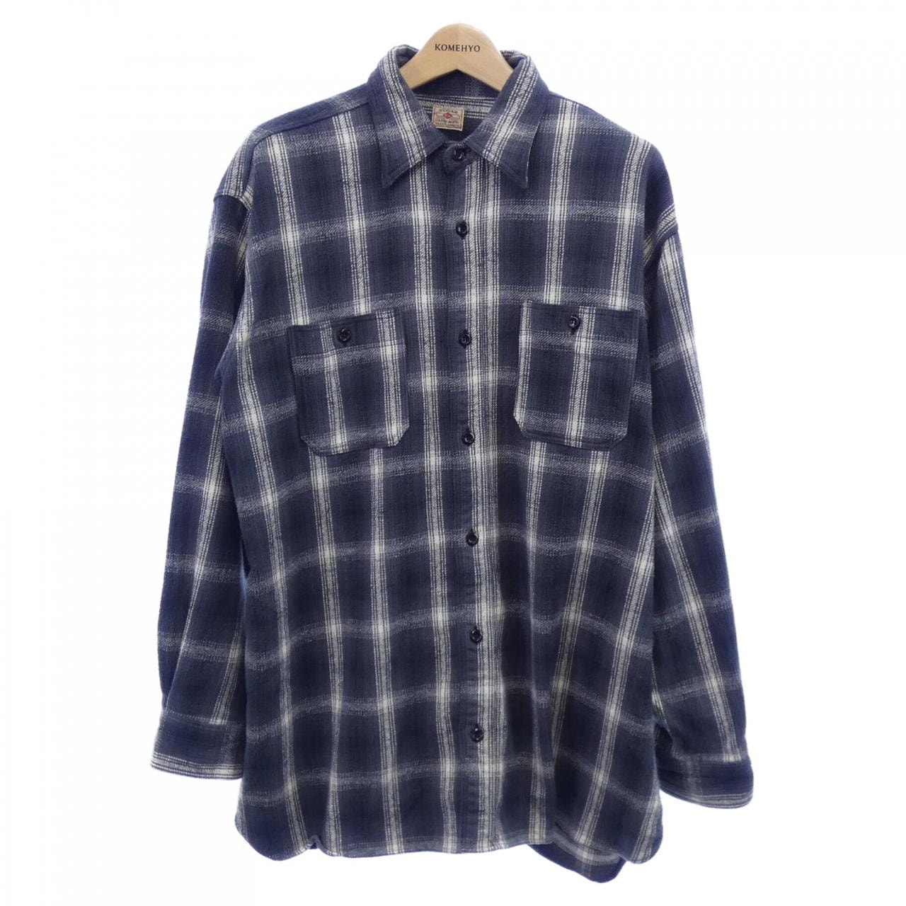 C (やや傷や汚れあり)】ビームス BEAMS SUGAR CANE シャツ Lのブランド