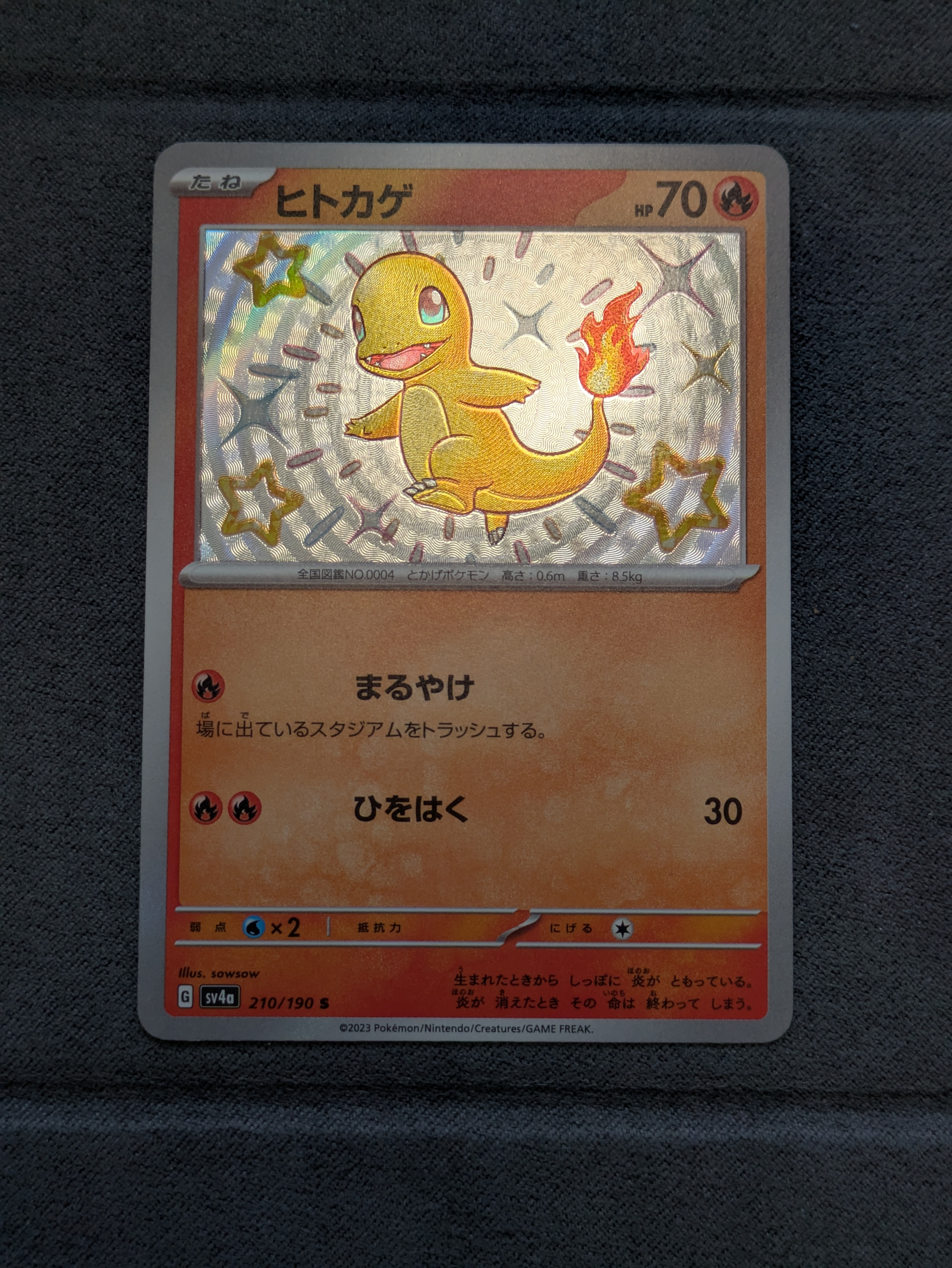 ヒトカゲ S[SV4a 210/190](ハイクラスパック「シャイニートレジャーex」)