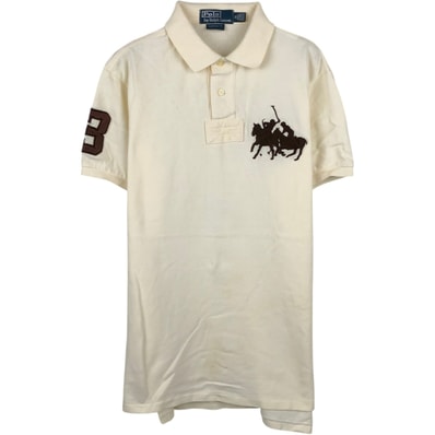 古着 ラルフローレン Ralph Lauren POLO by Ralph Lauren ダブルポニー 半袖 ポロシャツ メンズM相当/eaa648941