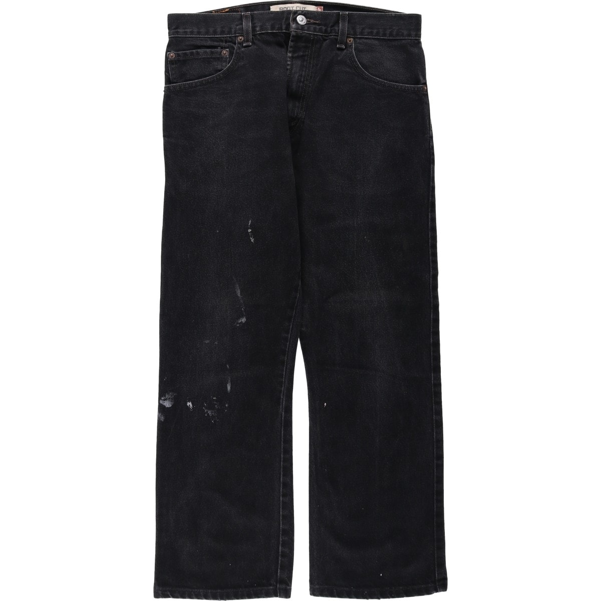 古着 00年代 リーバイス Levi's 517 BOOT CUT ブラックデニム ブーツカットデニムパンツ メンズw32相当/eaa658728