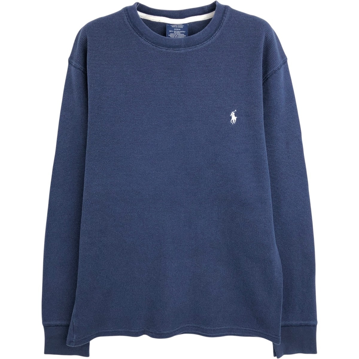 古着 ラルフローレン Ralph Lauren POLO RALPH LAUREN SLEEPWEAR サーマルロンT ワッフル メンズM相当/eaa662155