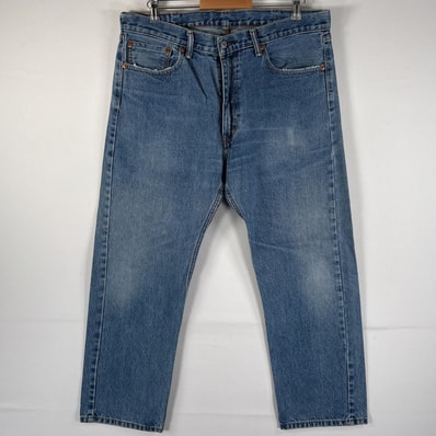 古着 リーバイス Levi's デニムパンツ 505 ブルーデニム ジーンズ ジーパン ストレート 大きいサイズ w38 L29 インディゴブルー メンズ