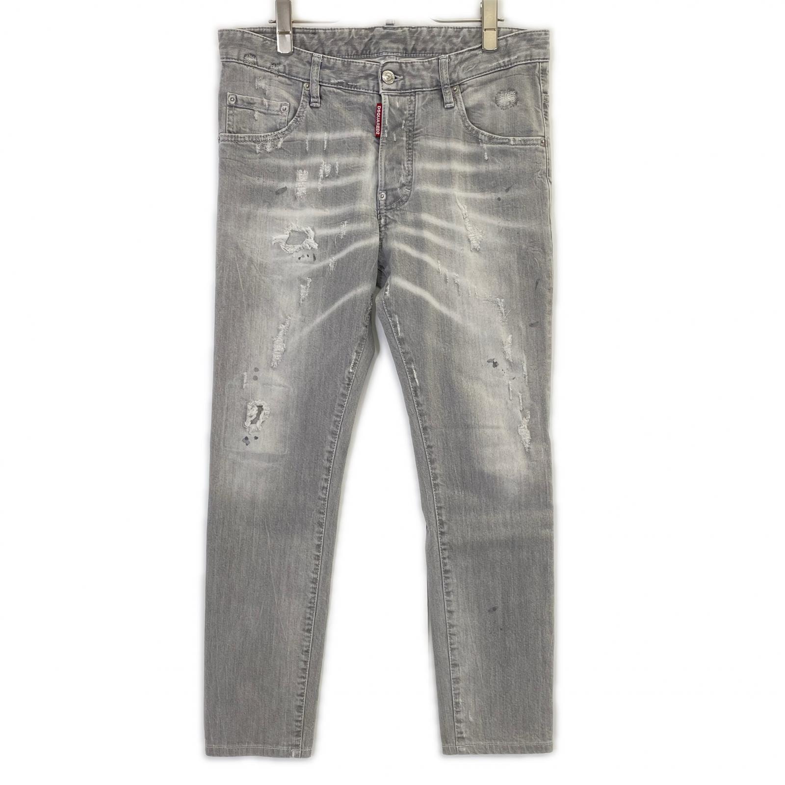 ディースクエアード  S74LB0223 S30260 SKATER JEAN ボタンフライ デニムパンツ 46