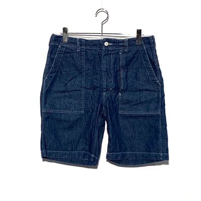 ENGINEERED GARMENTS CHAMBRAY FATIGUE SHORT Indigo