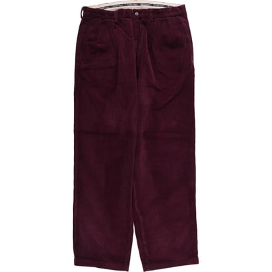 古着 ラルフローレン Ralph Lauren POLO RALPH LAUREN ツータック コーデュロイパンツ メンズw35相当/eaa627356