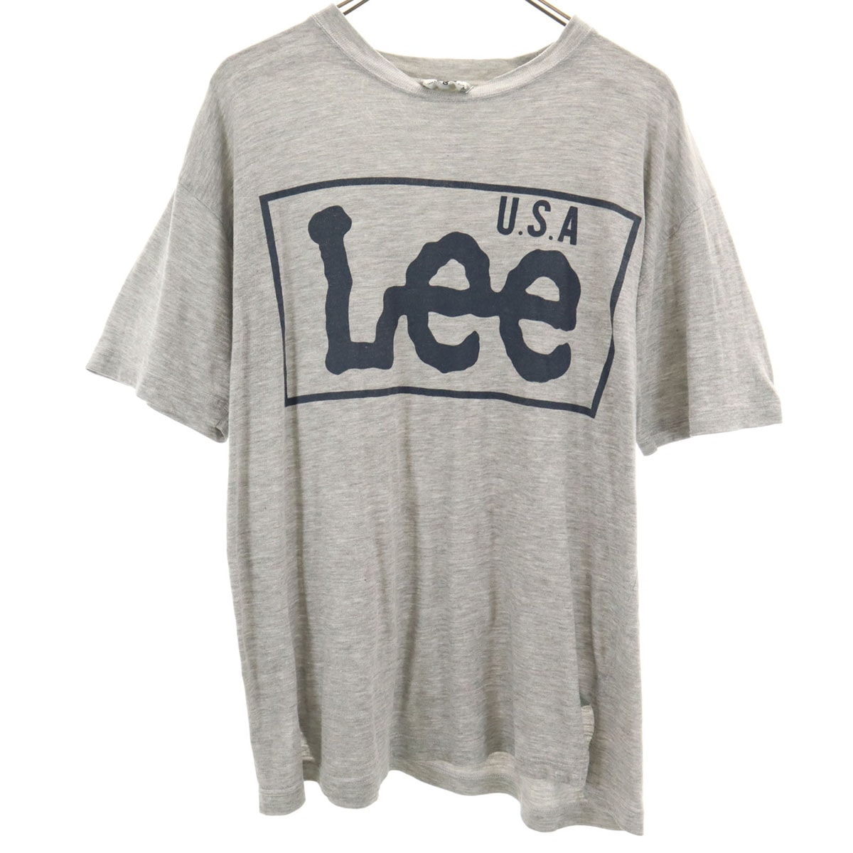 Lee リー 90s USA製 オールド 半袖 Tシャツ L グレー