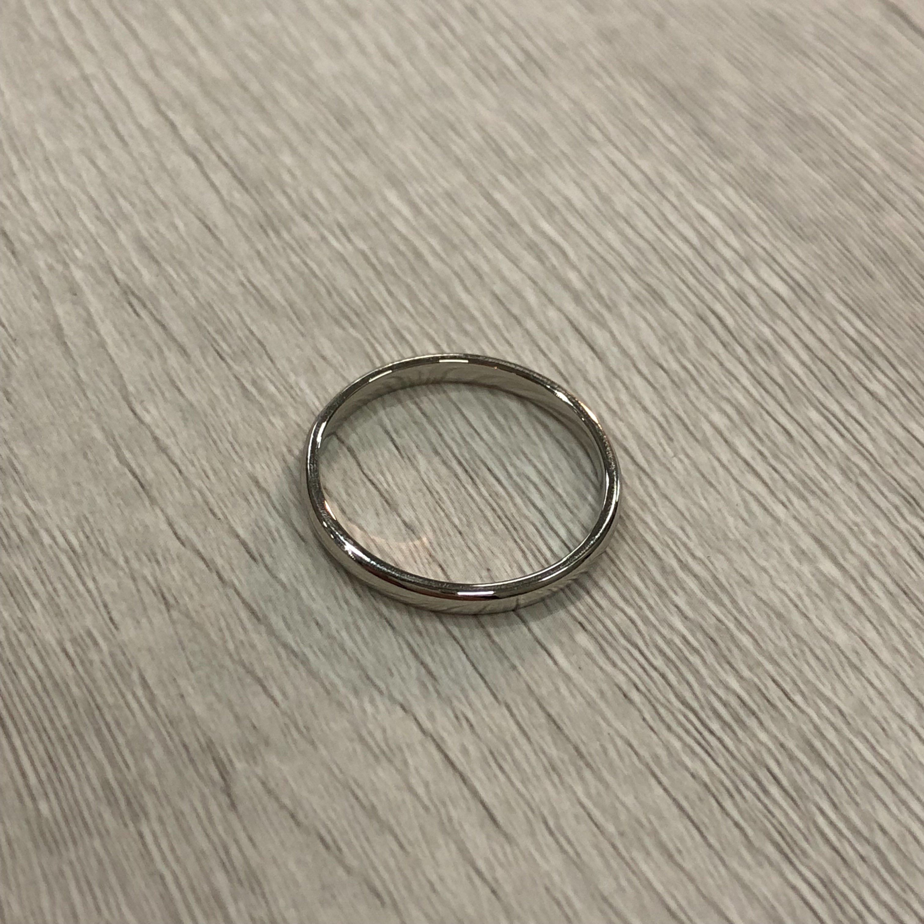 ティファニー クラシックバンド PT950 2.3g リング 10号