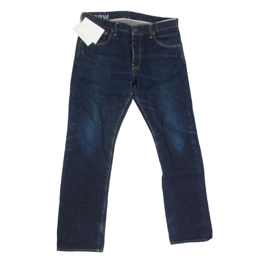 VISVIM ビズビム デニムパンツ 20AW 0120205005021 SOCIAL SCULPTURE 01 SLIM RAW ソーシャルスカルプチャー デニム 01 スリム ロウ 13oz デニムパンツ インディゴブルー系 W34【中古】