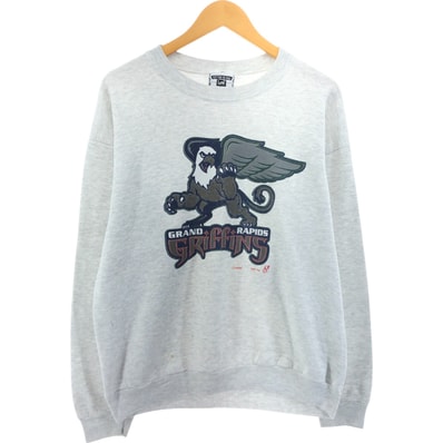 古着 90年代 リー Lee プリントスウェットシャツ トレーナー USA製 メンズL相当 ヴィンテージ/eaa546417