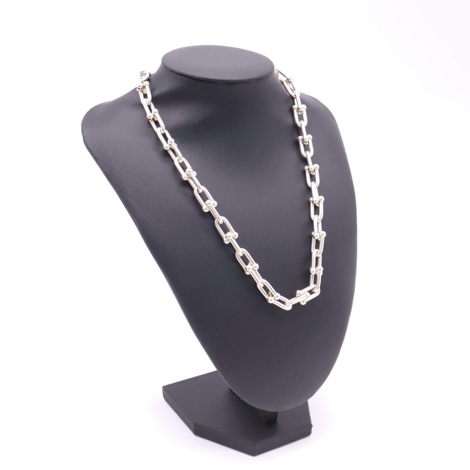 美品 TIFFANY&Co. ティファニー SV925 ハードウェア ネックレス - ネックレス シルバー シルバー レディース