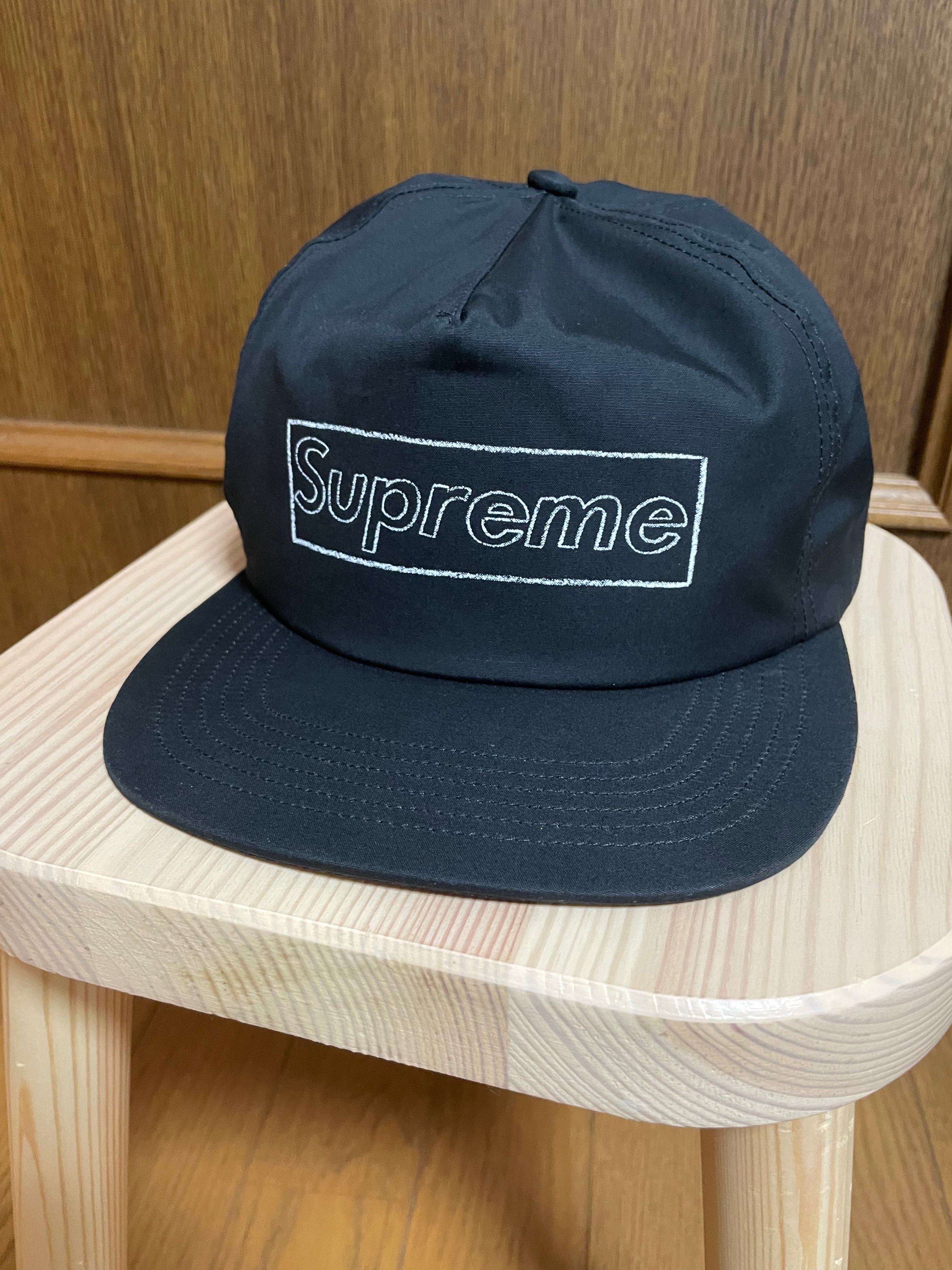 Supreme KAWS Chalk Logo 5-Panel "Black"