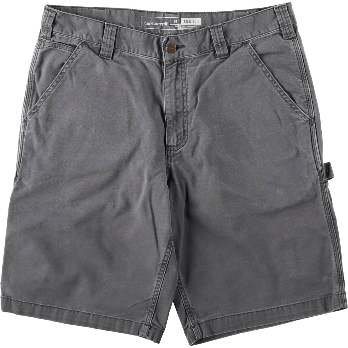 古着 カーハート Carhartt RELAXED FIT ダック地ペインターショーツ ショートパンツ メンズw35相当/eaa620599
