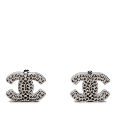 シャネル ココマーク パンチング イヤリング 03P シルバー メタル レディース CHANEL 【中古】