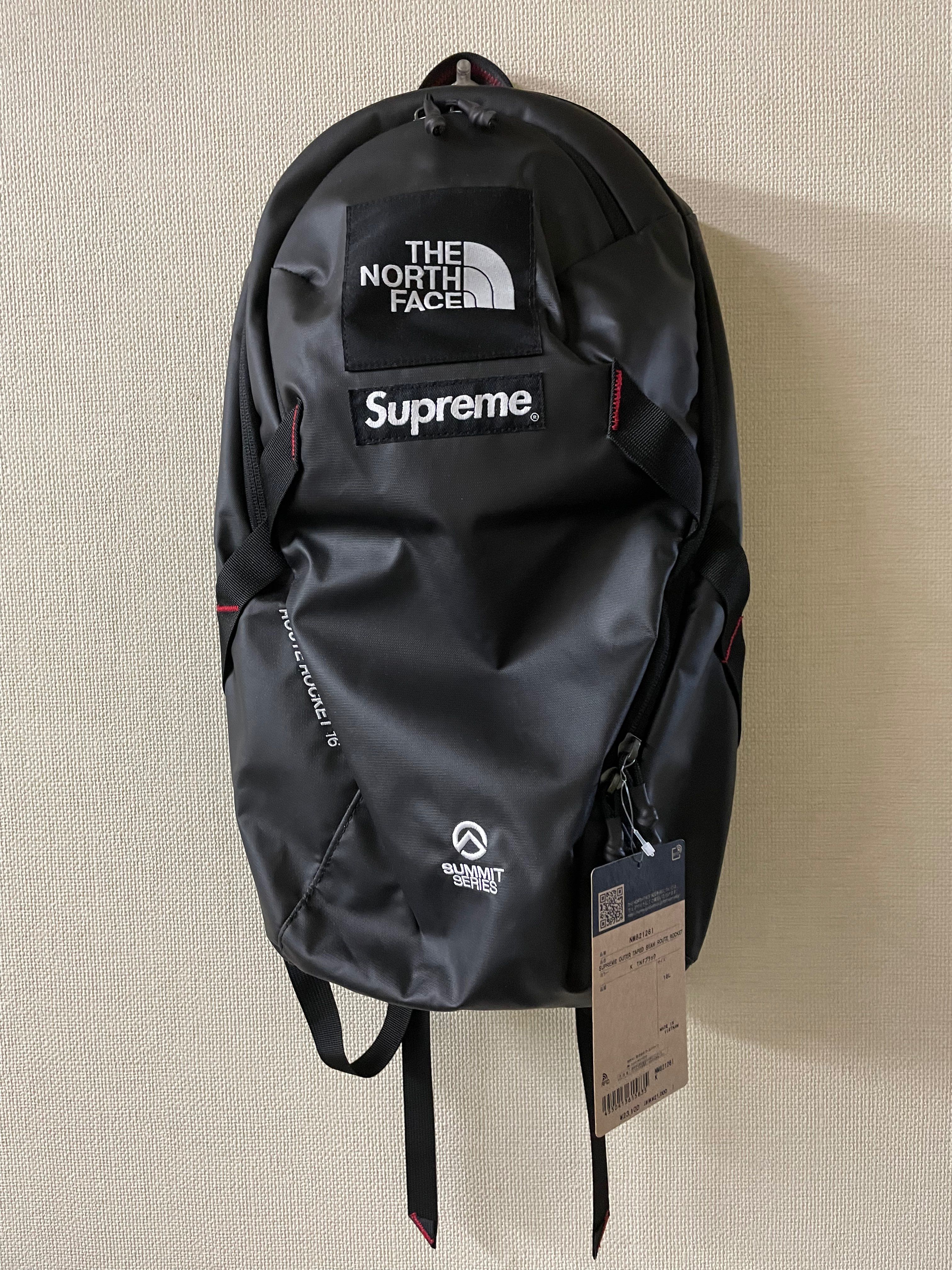 Supreme x The North Face Summit Series Outer Tape Seam Route Rocket Backpack "Black"